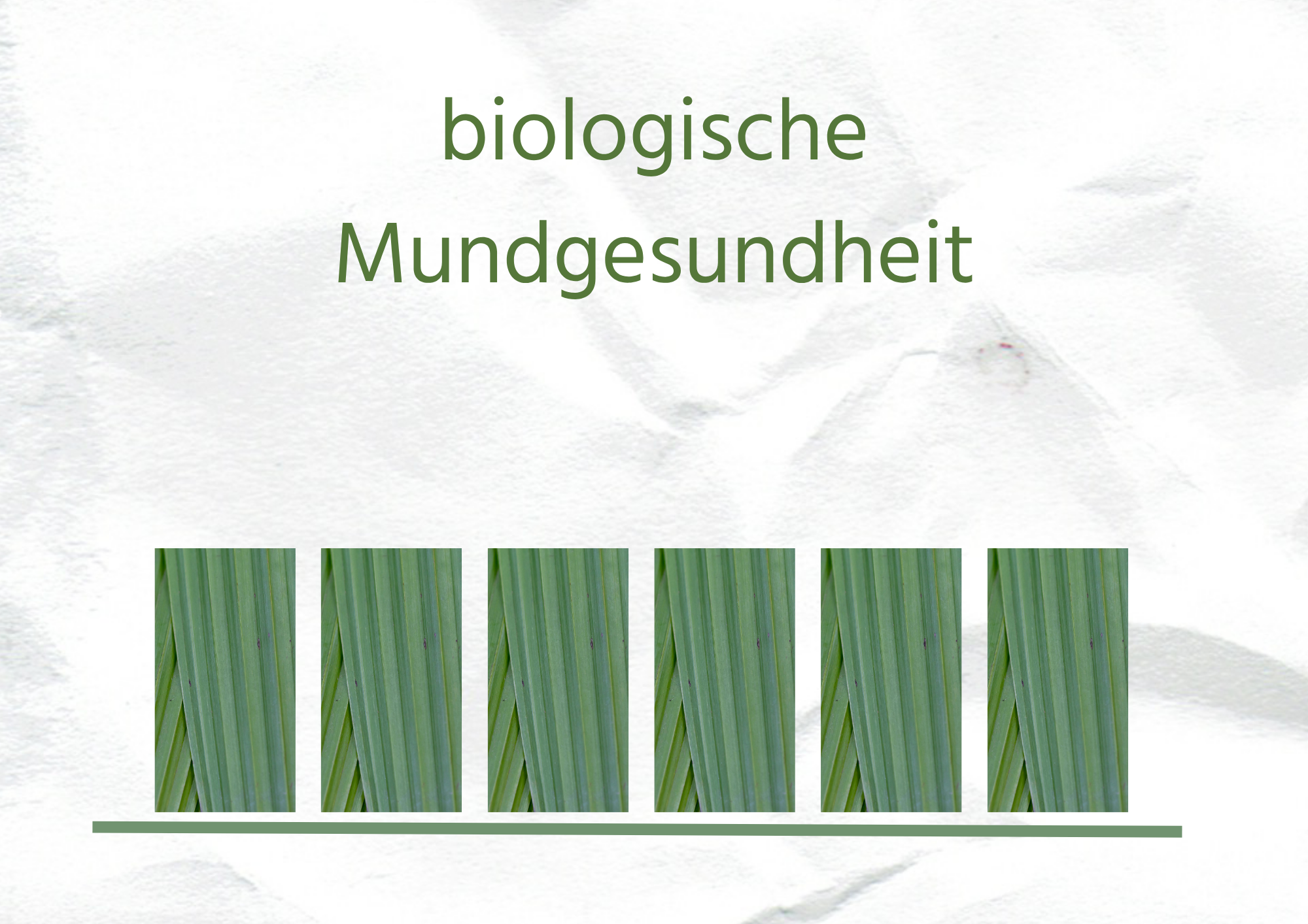 biologische Mundgesundheit