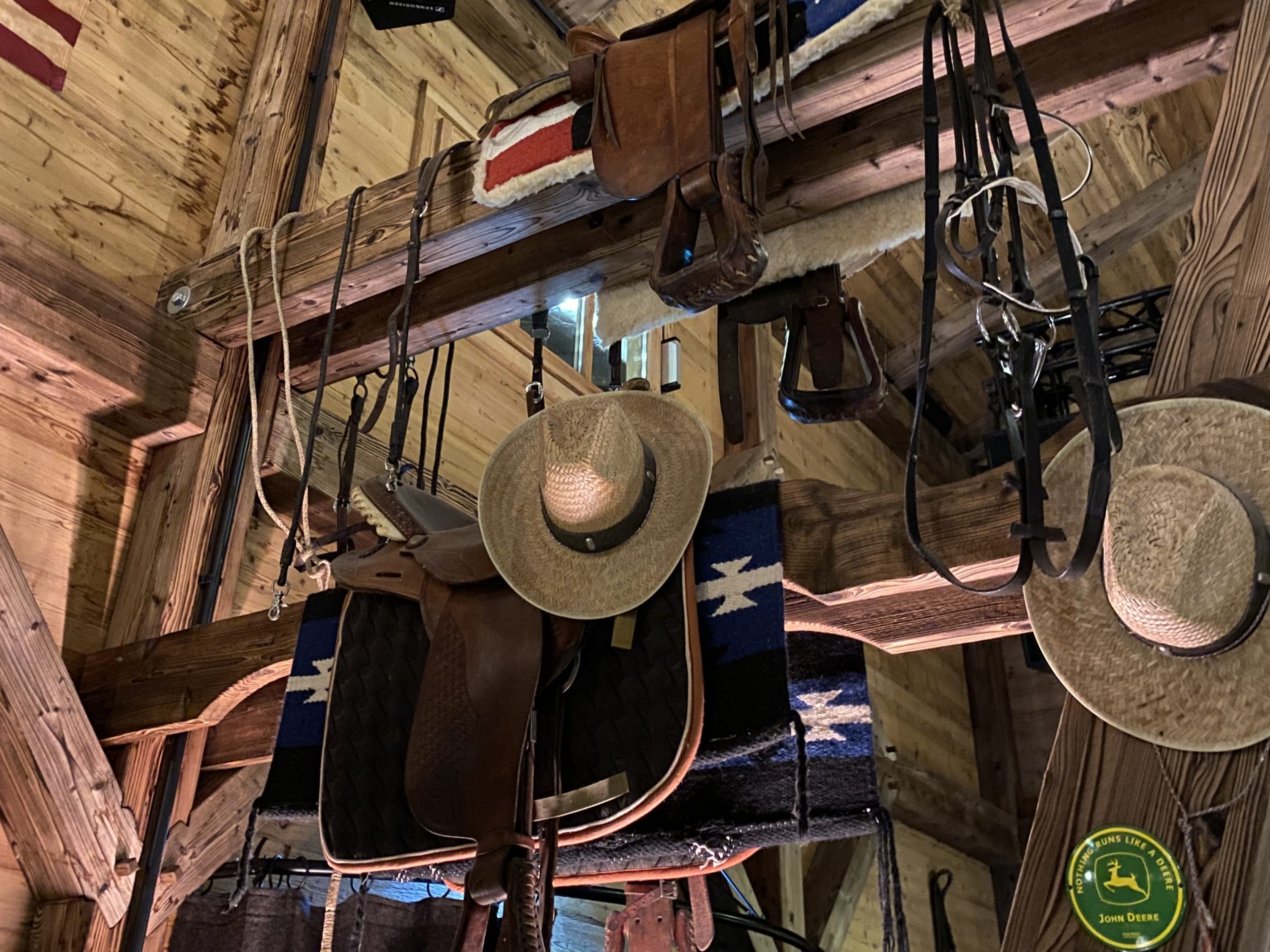 Cowboy Dekoration im Barrel House